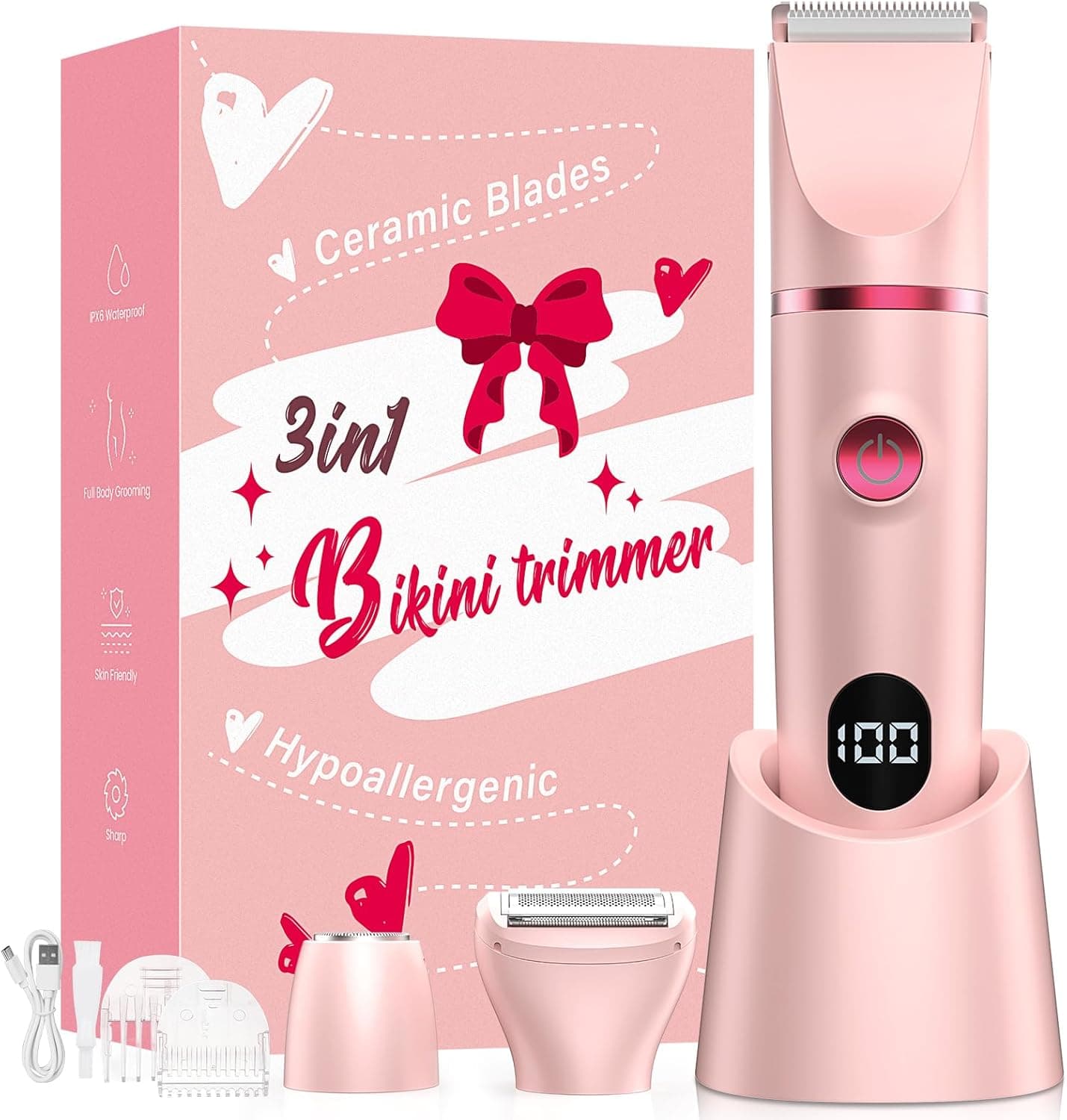 CROLANLI Bikini Trimmer Elecrtric Razors