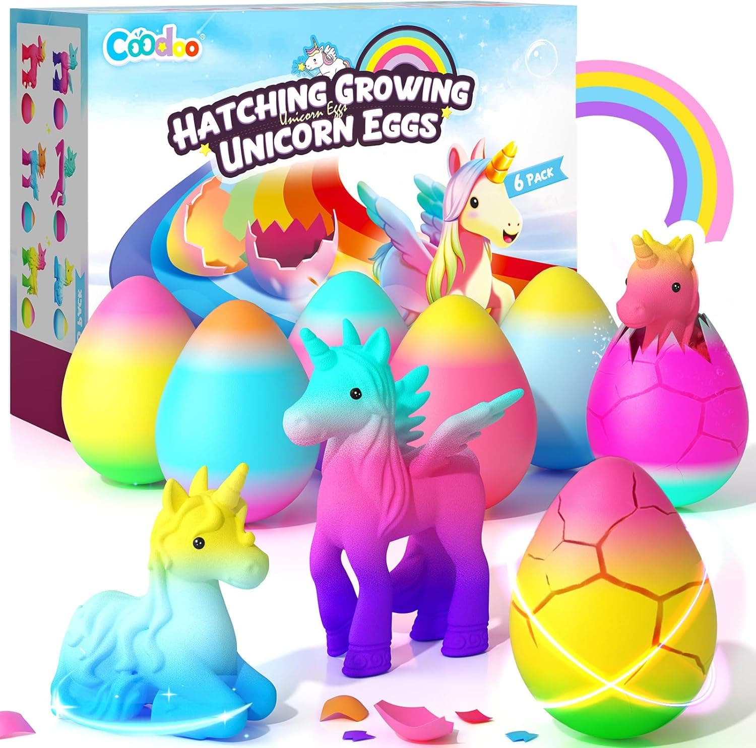 COODOO Unicorn Hatching Rainbow Eggs — image 1