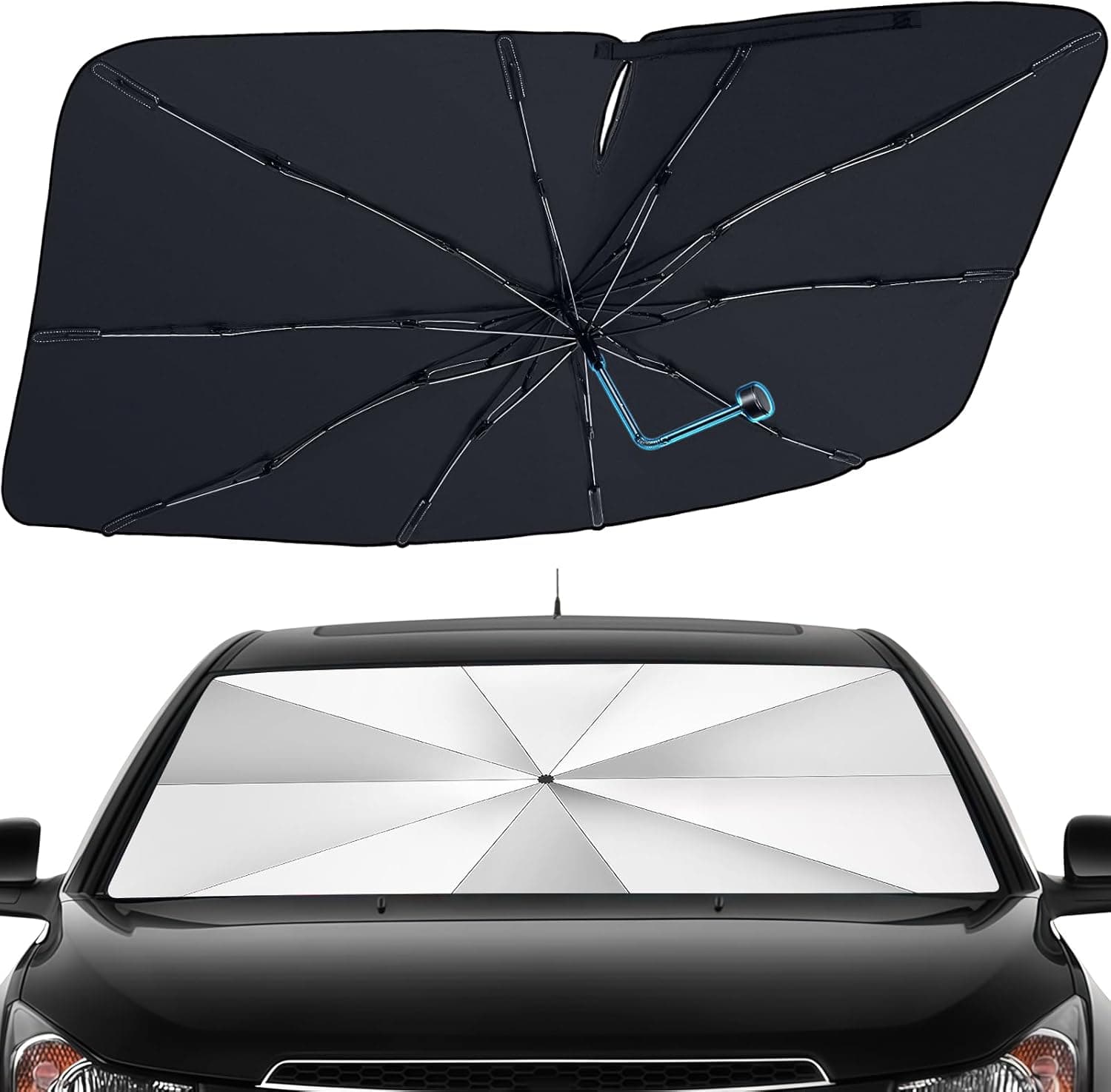 CLOTHCLOSE Windshield Sun Shade Umbrella — image 1