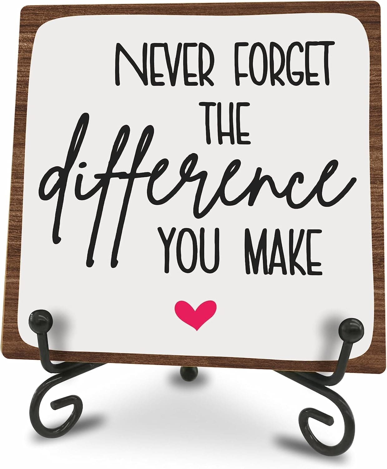QYUVANBU Wooden Motivational Office Desk Decor