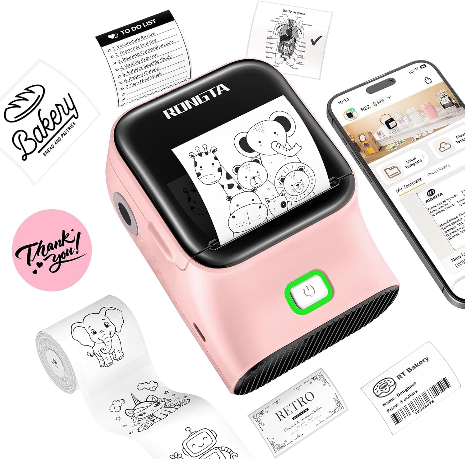 RONGTA Mini Sticker Printer — image 1