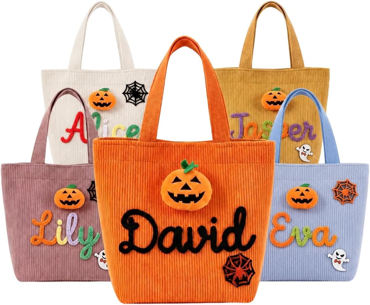 KEQHAULI Custom Corduroy Tote Bag
