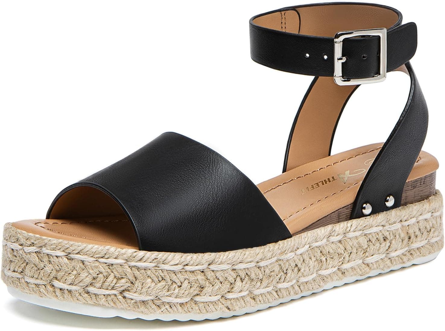 ATHLEFIT Women Platform Wedge Sandals — image 1