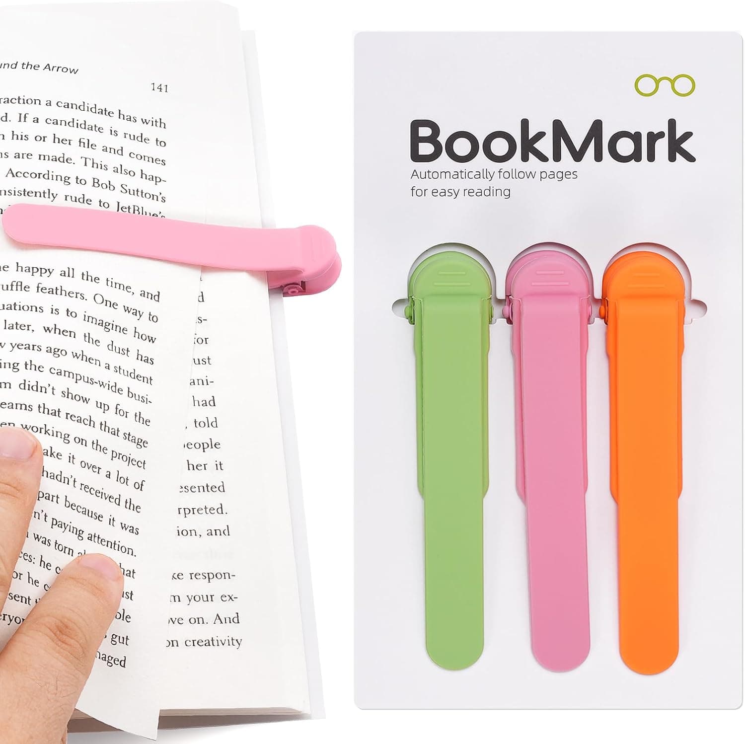 PICCIRCUIT 3Pack Automatic Bookmark