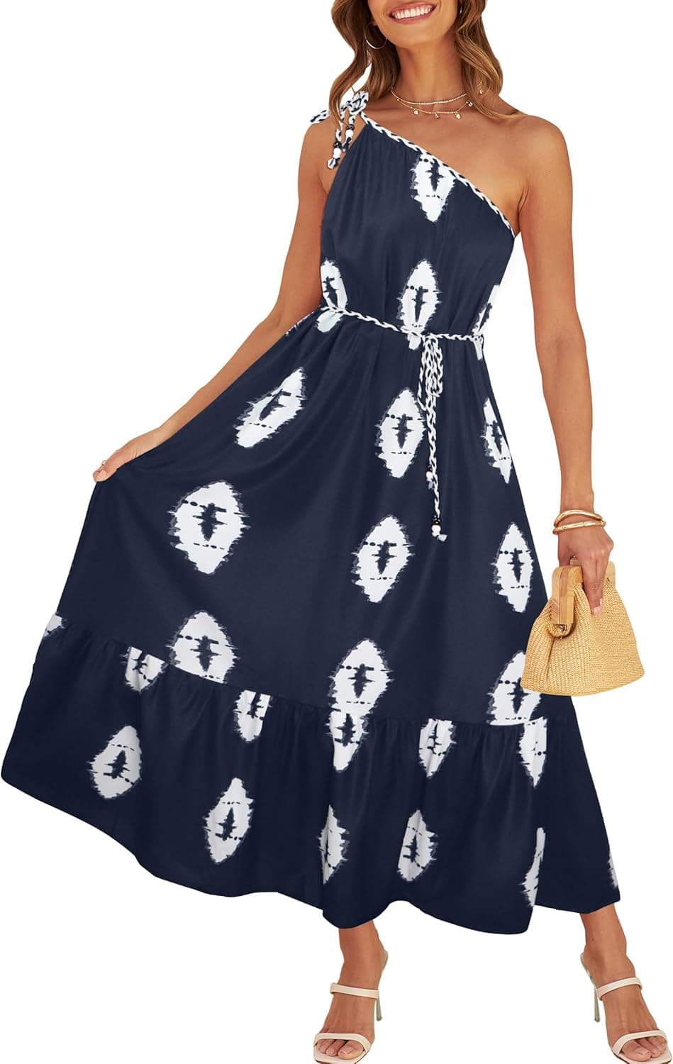 CCTOO Womens One Shoulder Maxi Dress — image 1