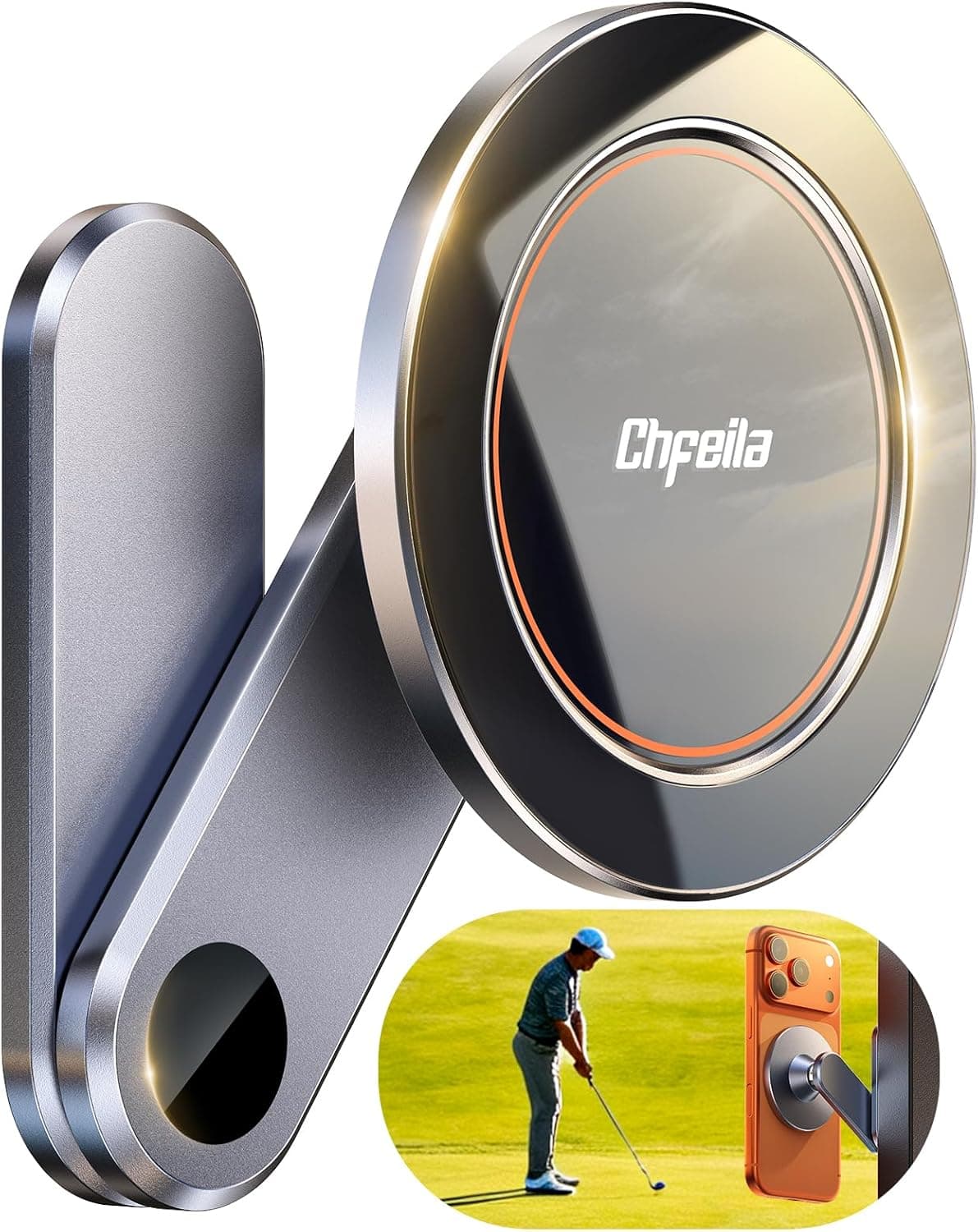 CHFEILA Magnetic Golf Cart Phone Holder — image 1