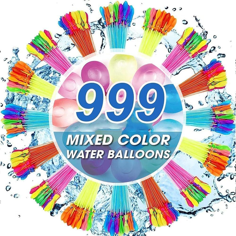 SNATHE 999 Pcs Summer Fun Water Balloons — image 1