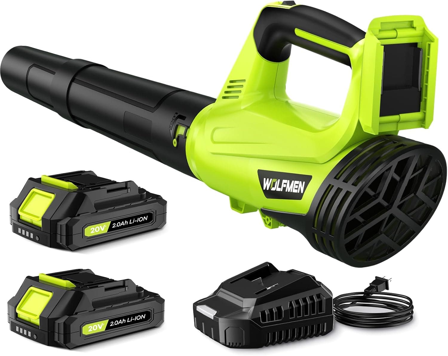 WOLFMEN Electric Cordless Leaf Blower