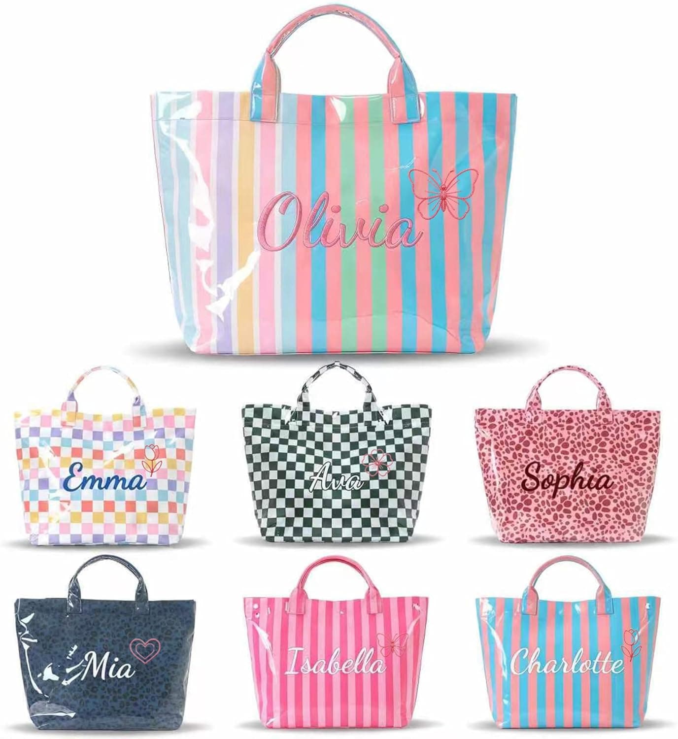 KEQHAULI Custom Embroidered Waterproof Tote Bag