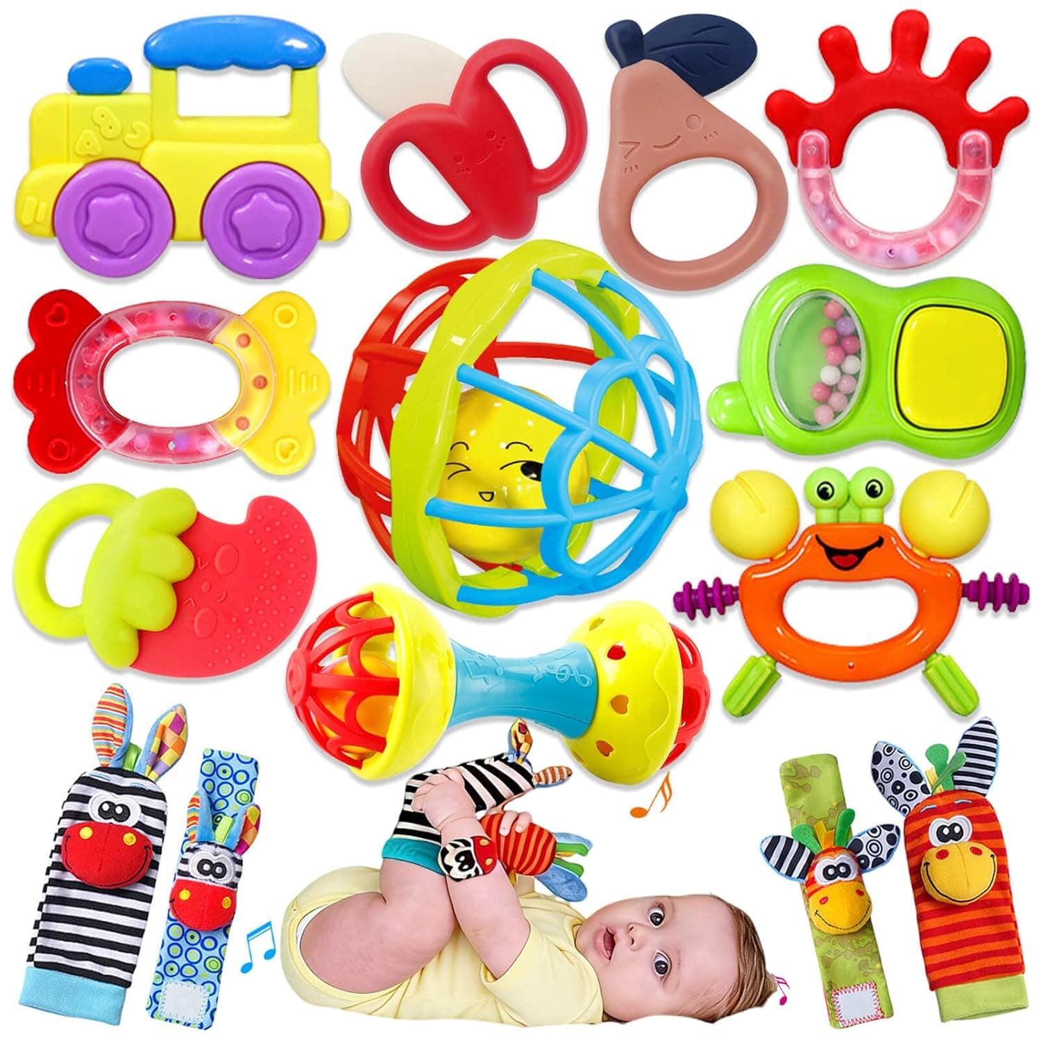 JKHEPL Baby Toys 0-6 Months