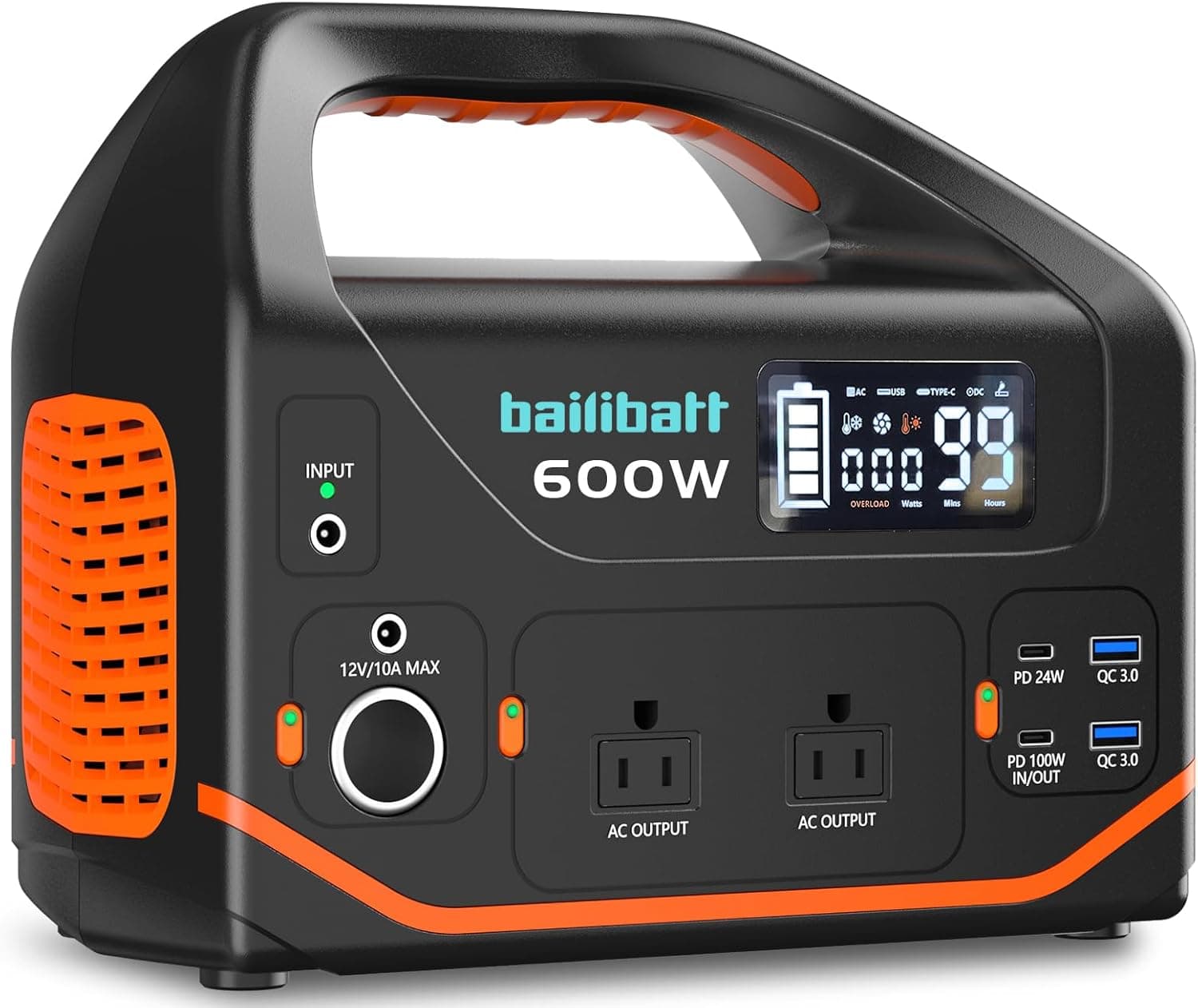 BAILIBATT Portable Power Station 600W