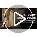 Halloween Decorations Outdoor, 2 Packs Light-Up Spooky Ghost Witch Broom view 3