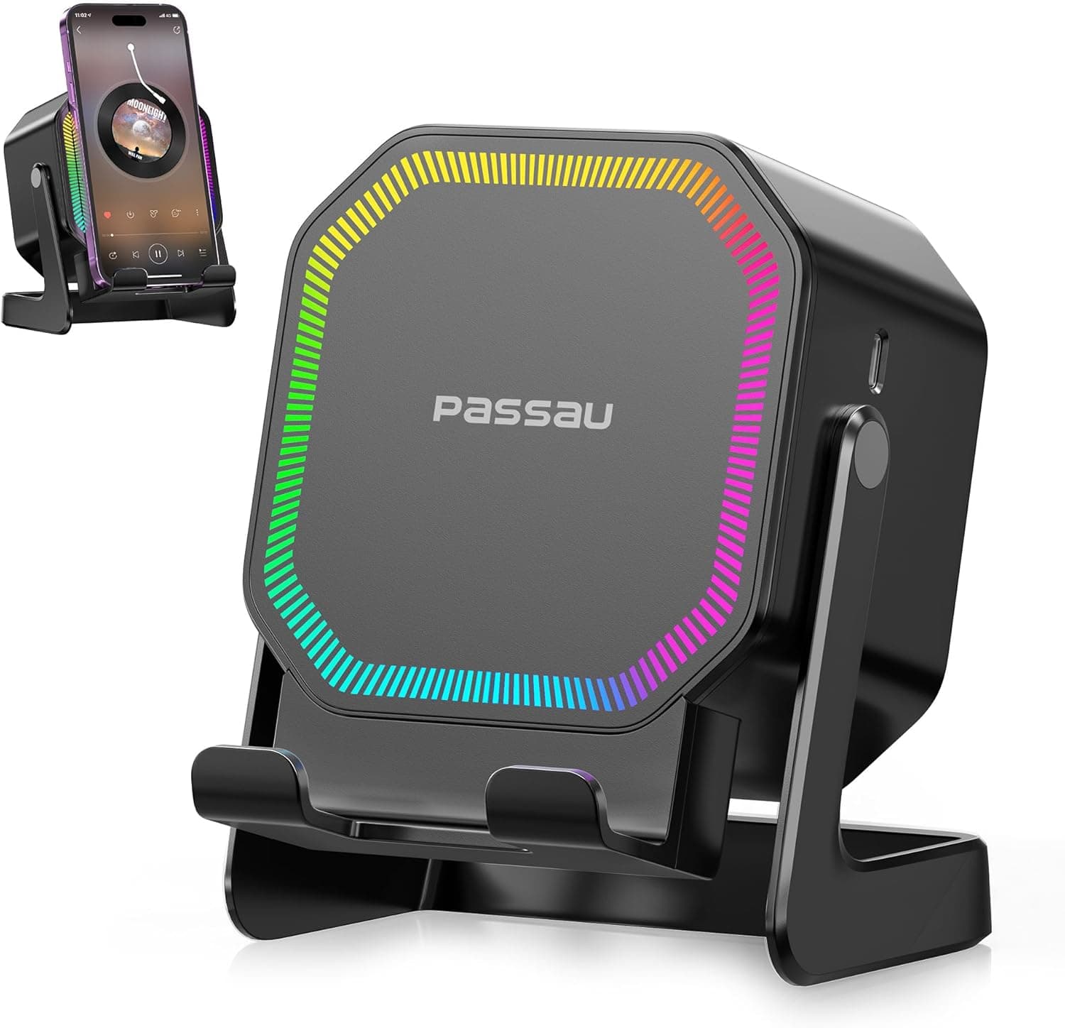 PASSAU Induction Speaker with Phone Stand