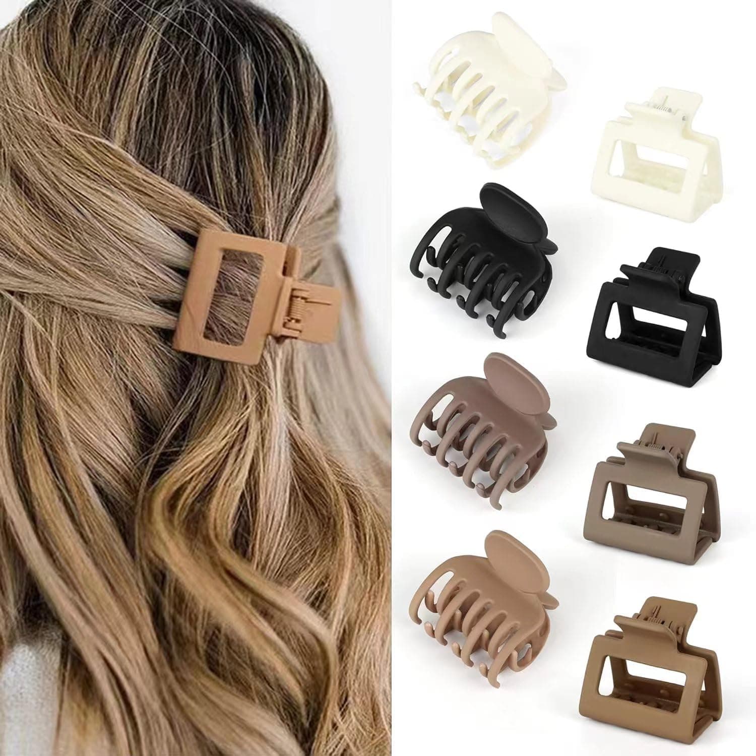 HFLYJPYW 8 Pack Small Claw Clips — image 1