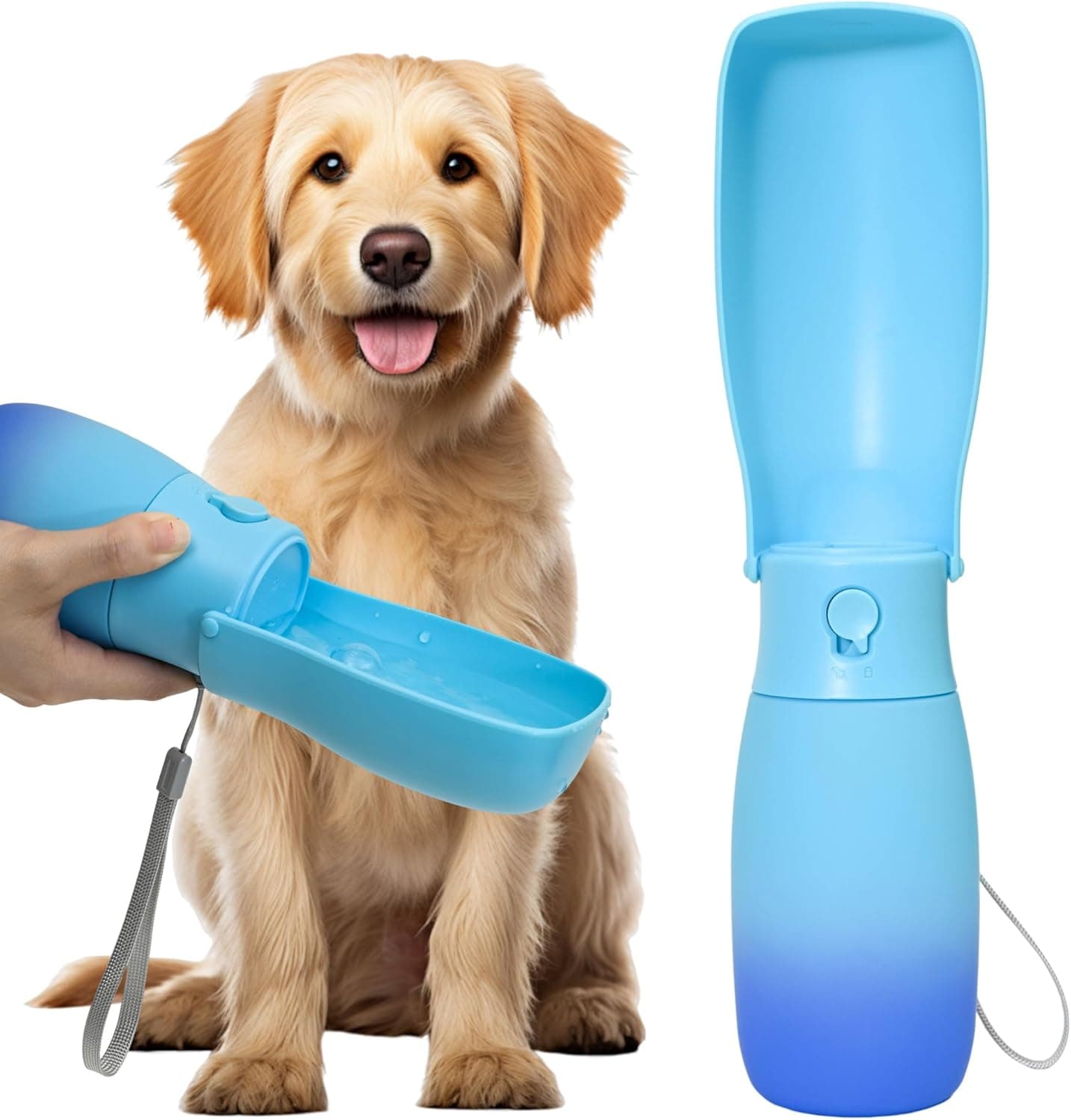 VEPOUYU Dog Water Bottle 19Oz