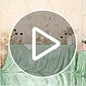 Eternal Beauty Mint Green Sequin Tablecloth, 90x132-Inch Rectangle Glitter Table Cloth for Birthday Party Wedding Decoration view 7