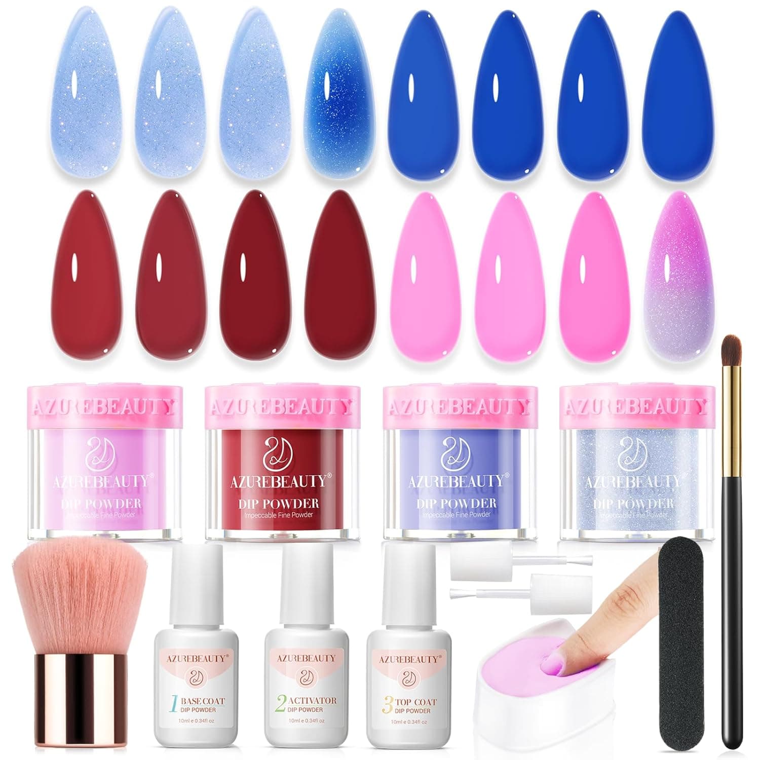 AZUREBEAUTY Dip Powder Nail Kit