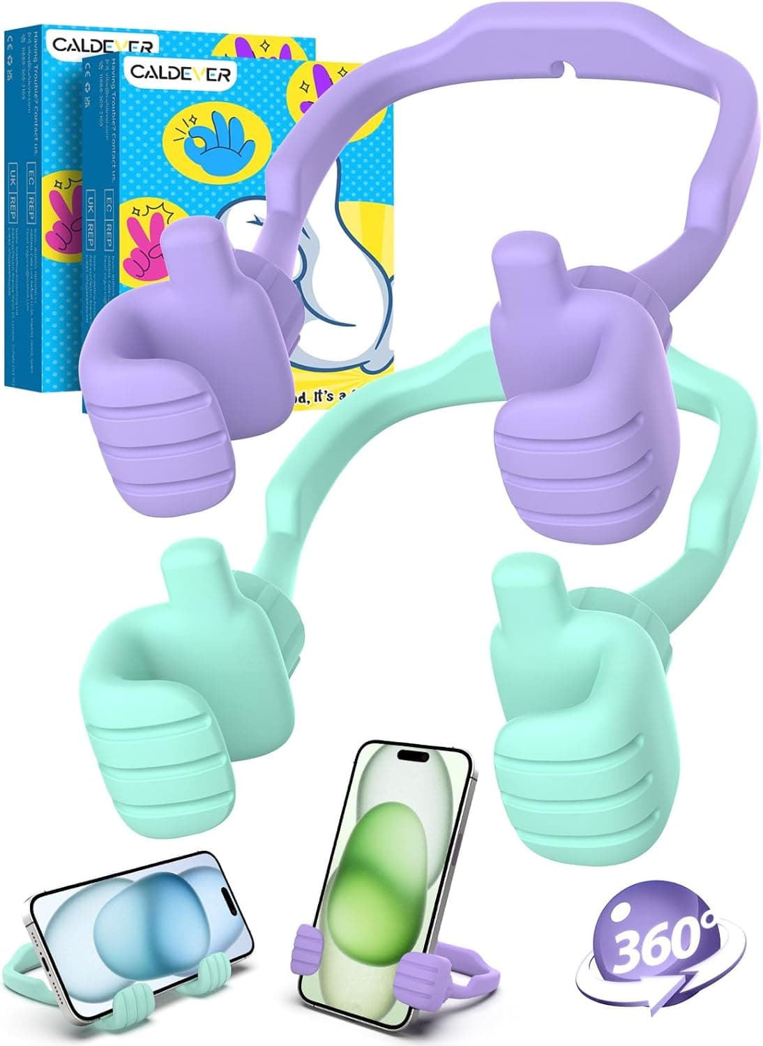 CALDEVER Thumbs Up Lazy Phone Holder