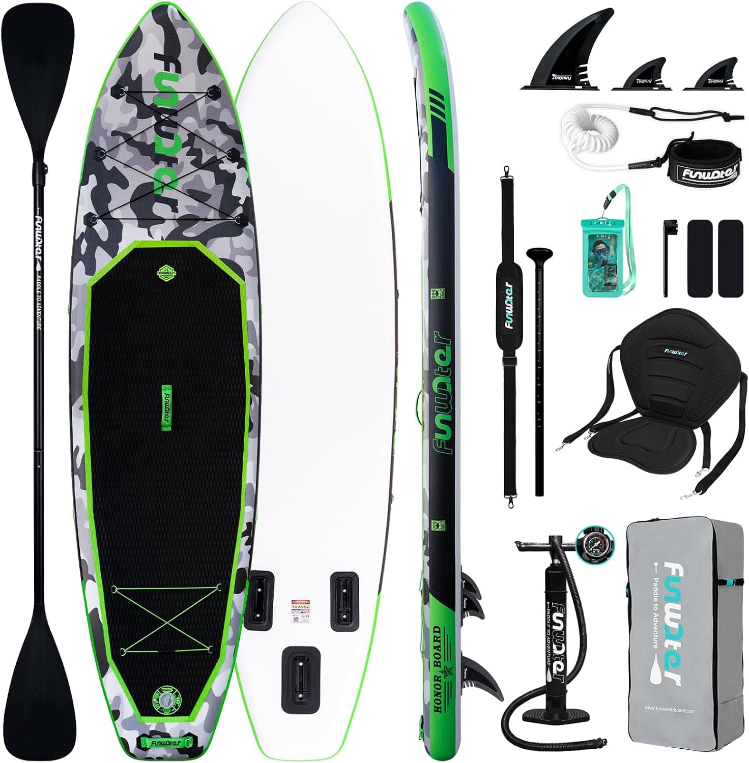FUNWATER Inflatable Stand Up Paddle Board