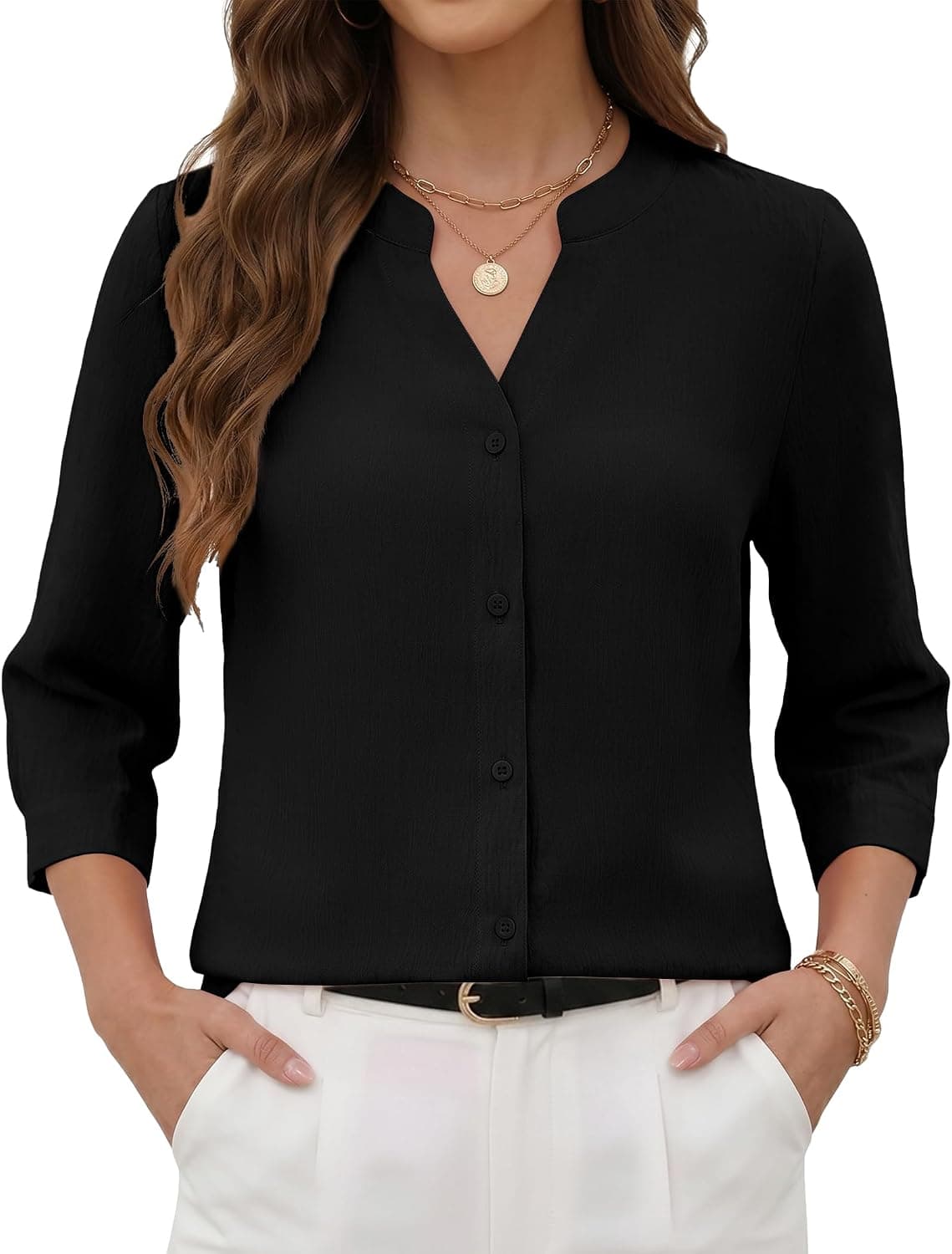 ZELROXA Business Casual Shirt