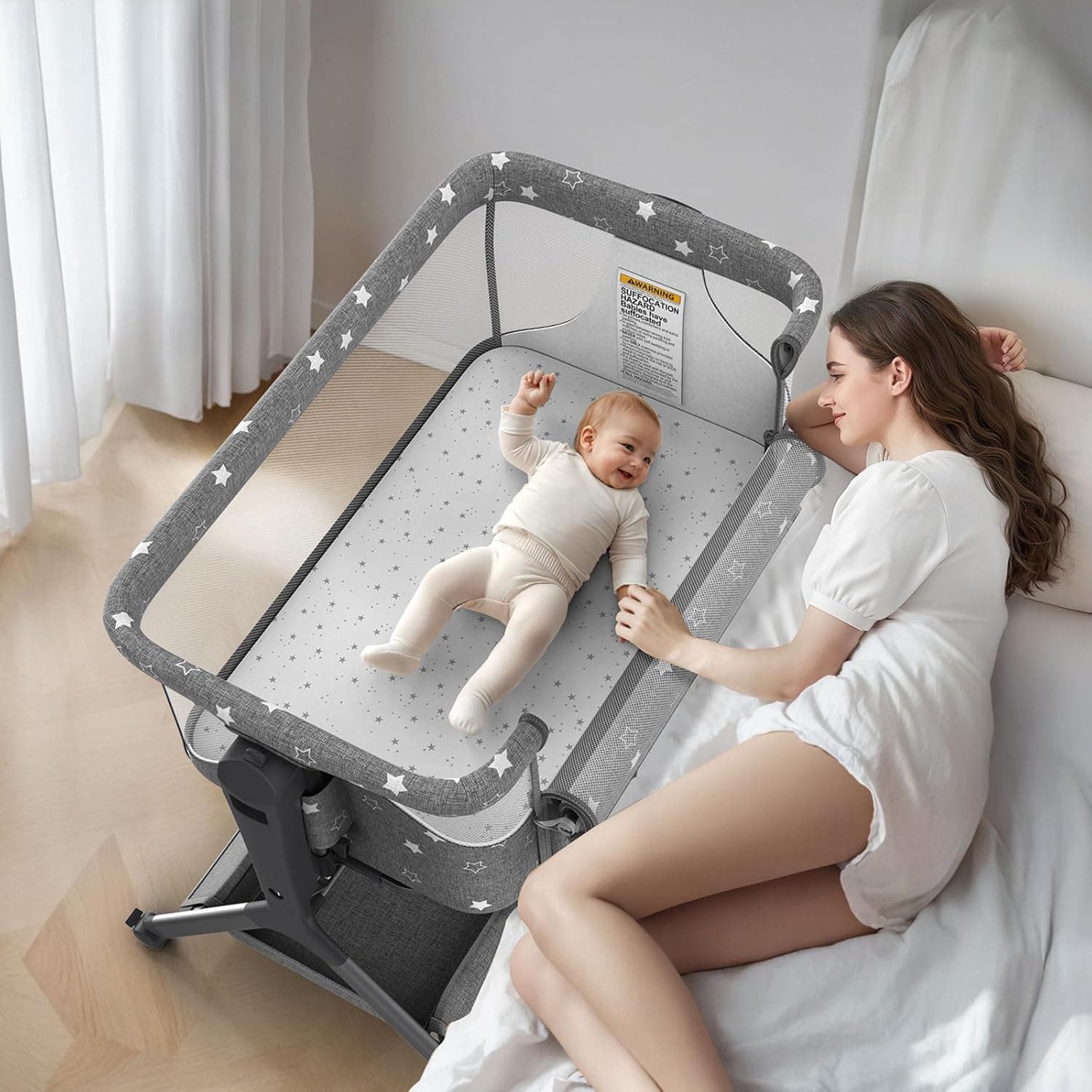 BIUSIKAN 3 in 1 Baby Bassinet — image 1
