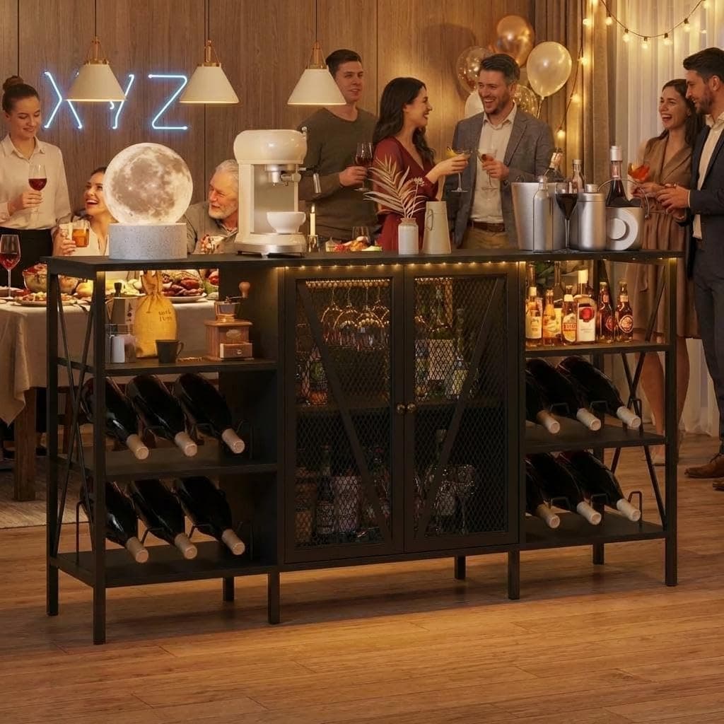DOPPELTCHARMS 55" Wine Bar Cabinet