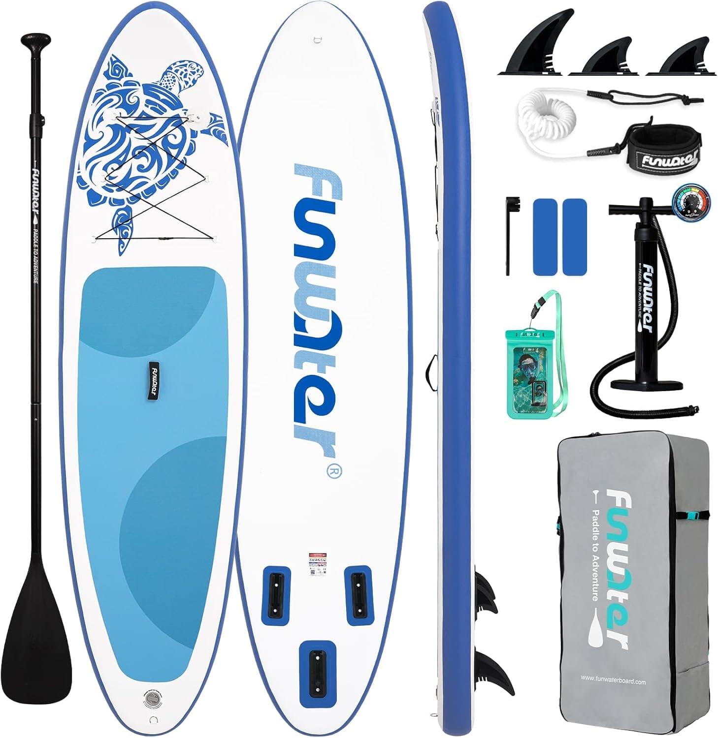 FUNWATER Inflatable Stand Up Paddle Board