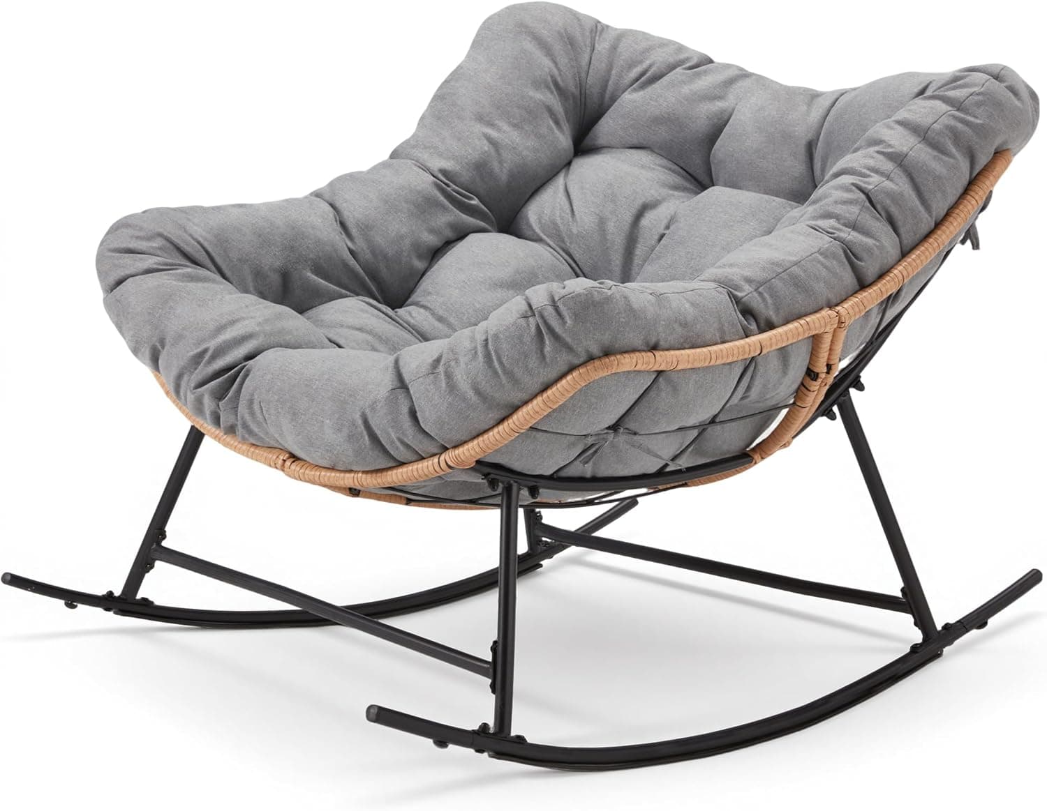 HALITUNY Outdoor Rocking Chair