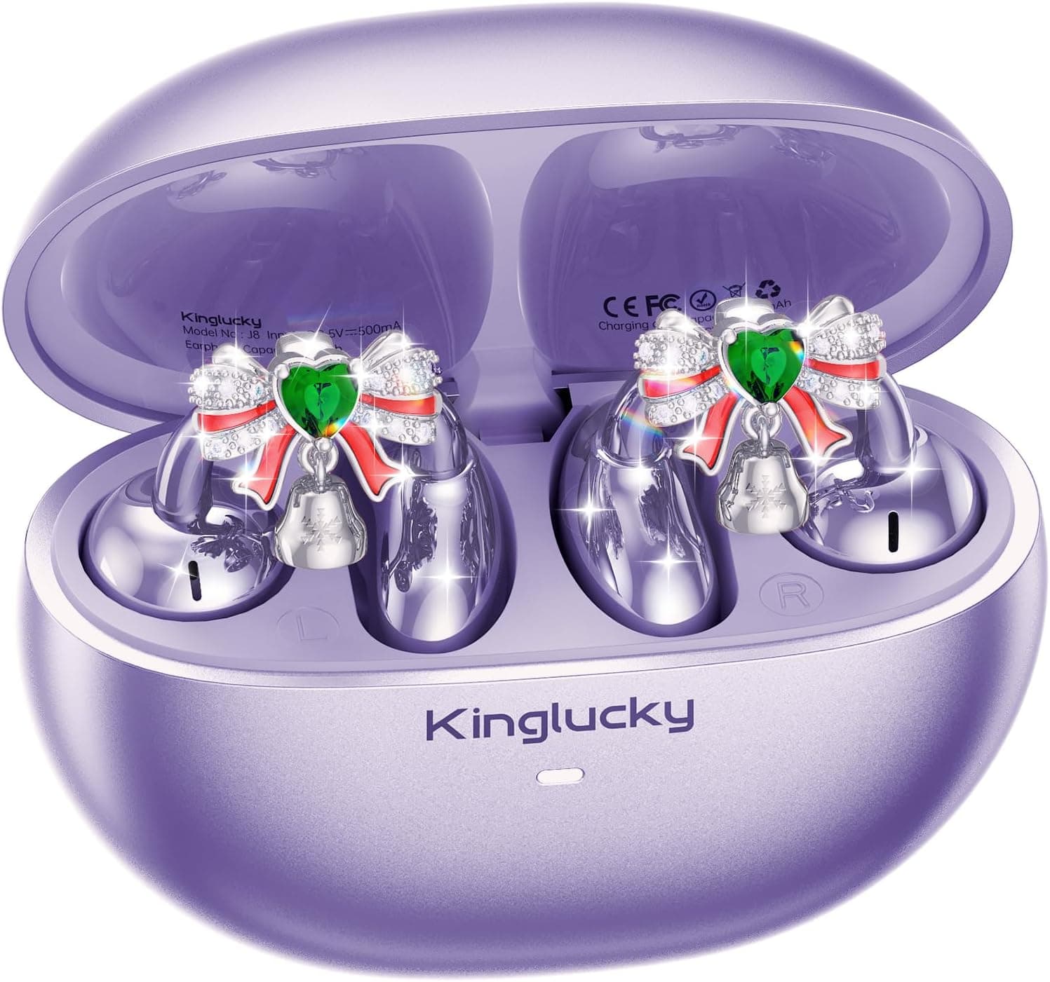 KINGLUCKY Open-Ear Clip-On Earbuds