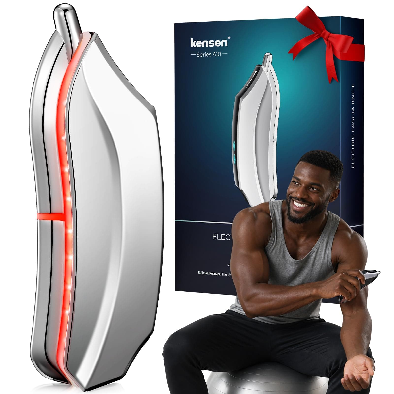 kensen Heated Muscle Scraper Tool, Electric Gua Sha Tool Sooth Whole Body