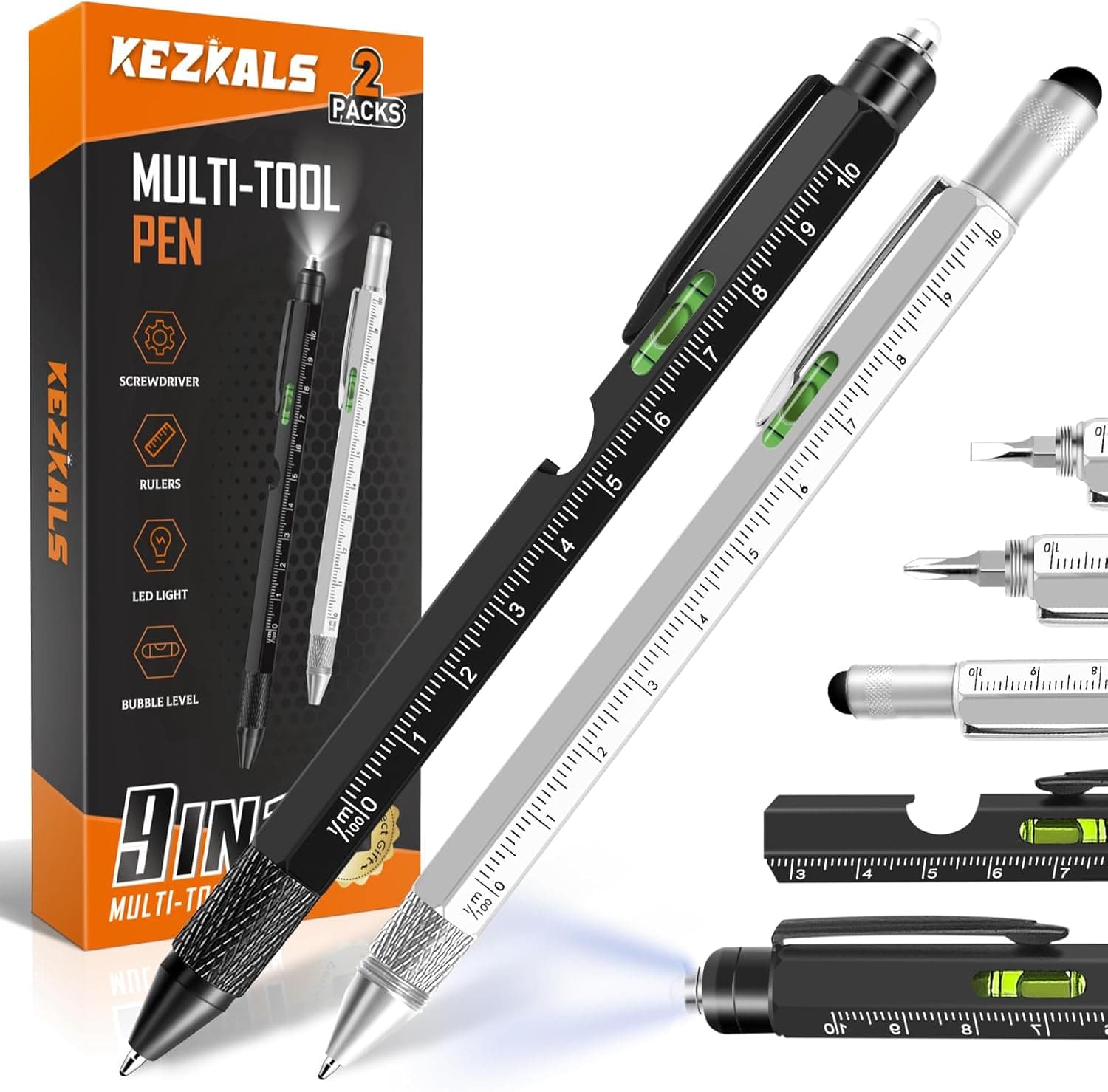 KEZKALS 9 in 1 Multitool Pen Set Gifts