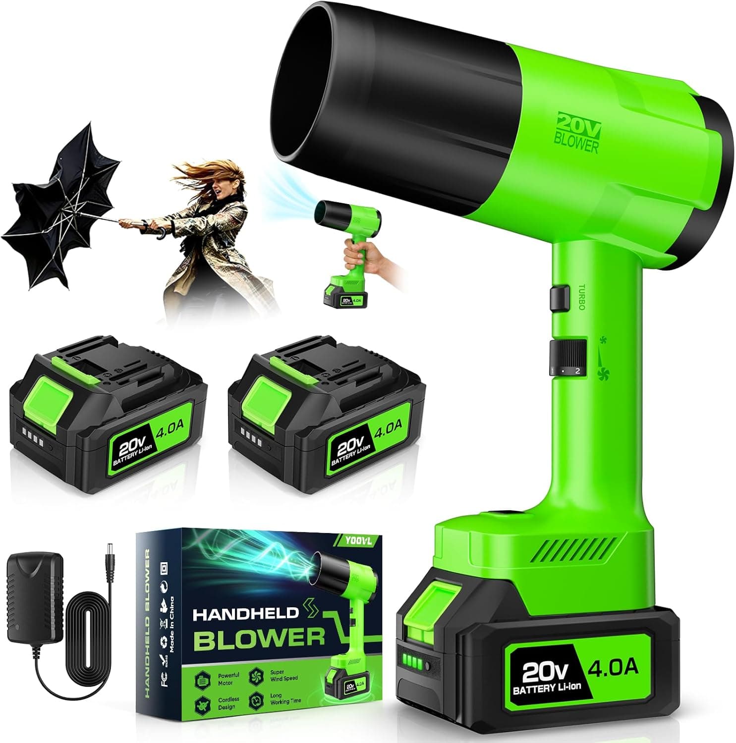 YOOVL Leaf Blower Cordless