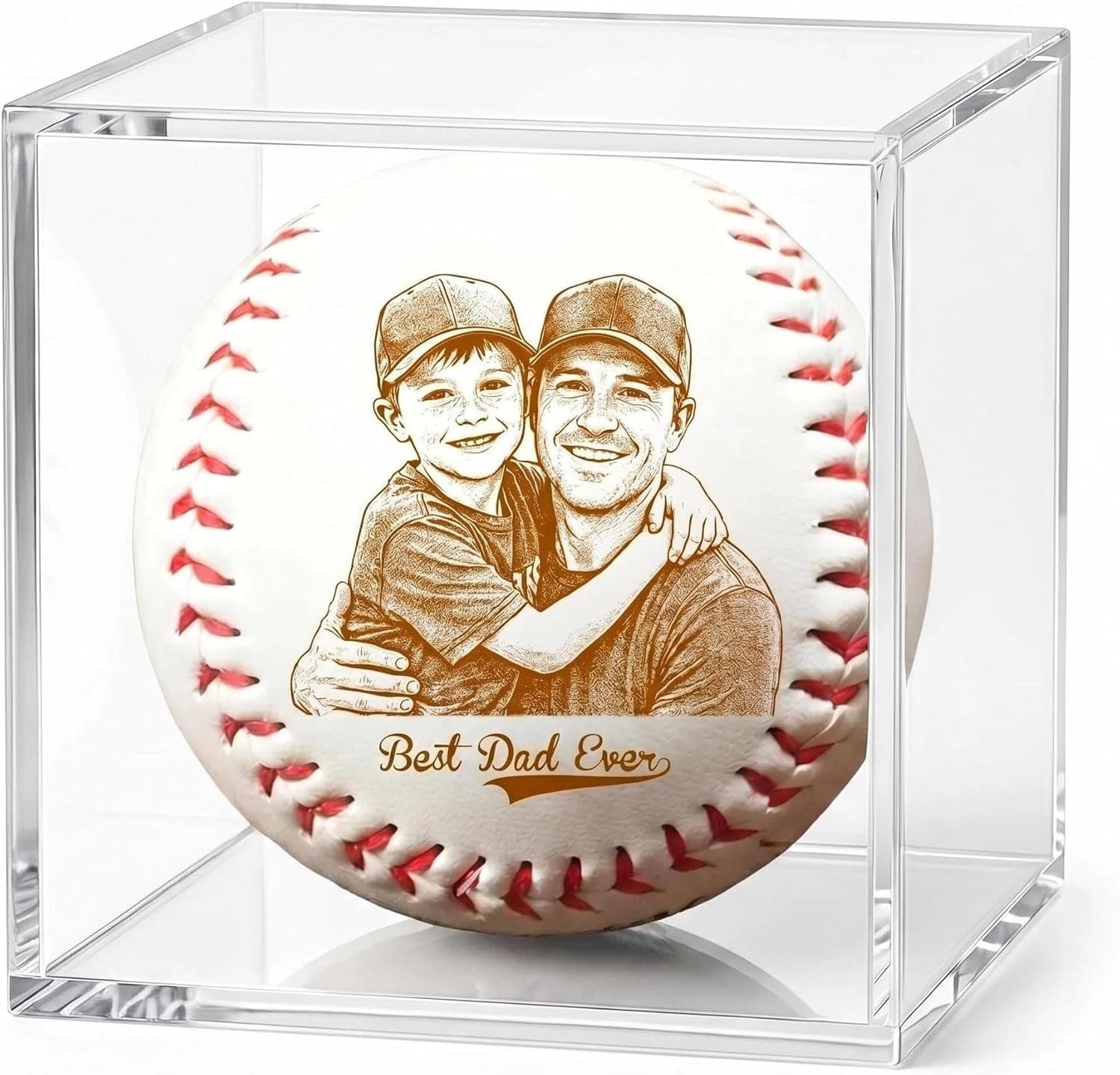 KEQHAULI Personalized Baseball with Photo Uv Printed