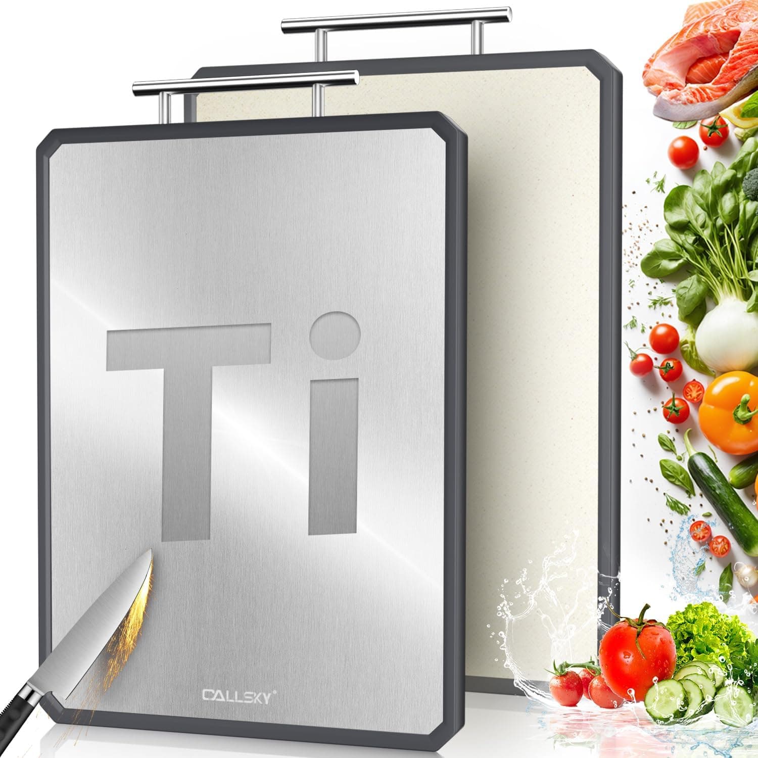 CALLSKY Titanium Cutting Board