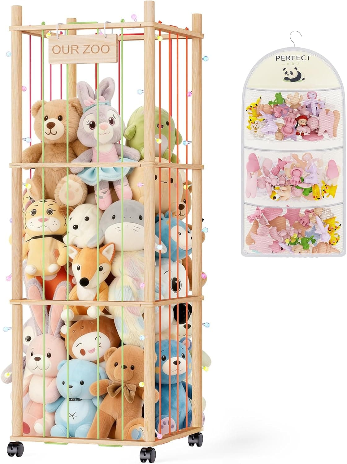 SWRSWR Wooden Stuffed Animal Holder — image 1