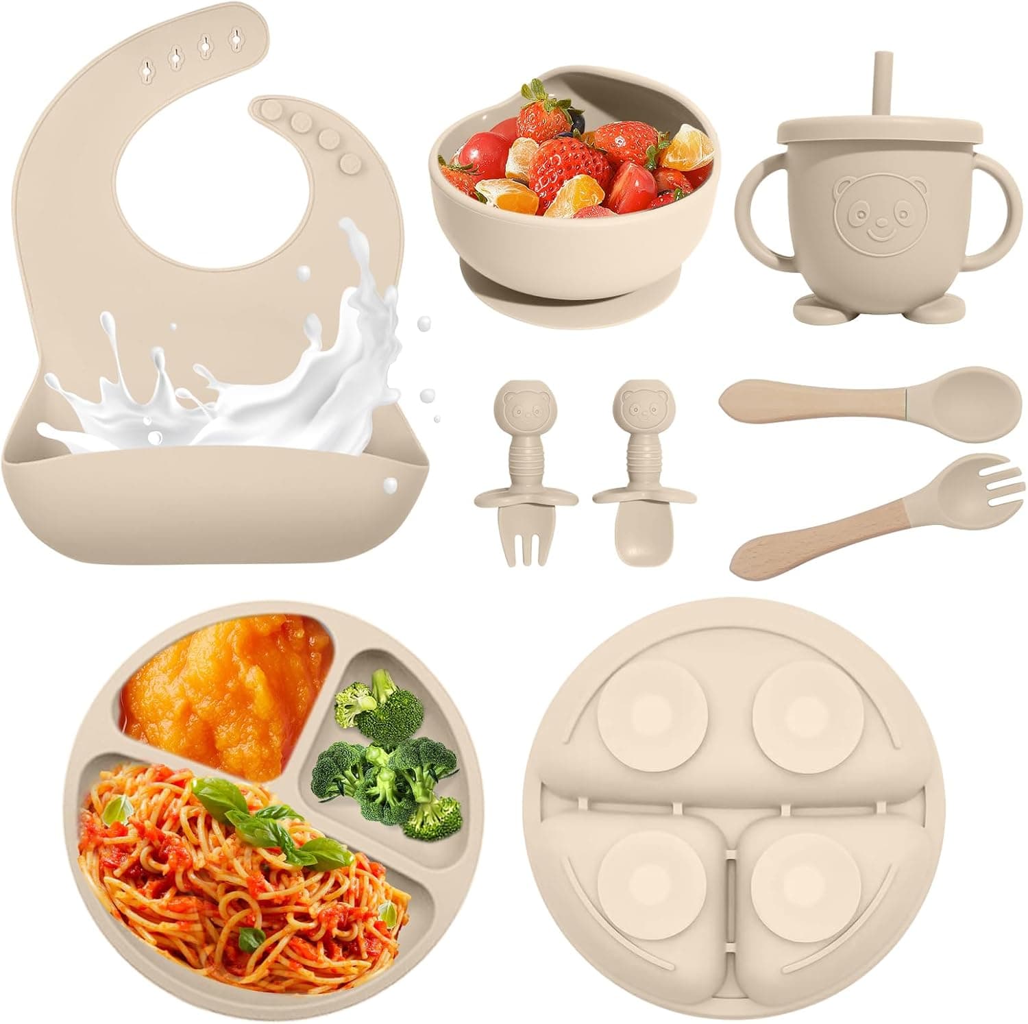 CATVEGUE Baby Led Weaning Supplies 8 Piece — image 1