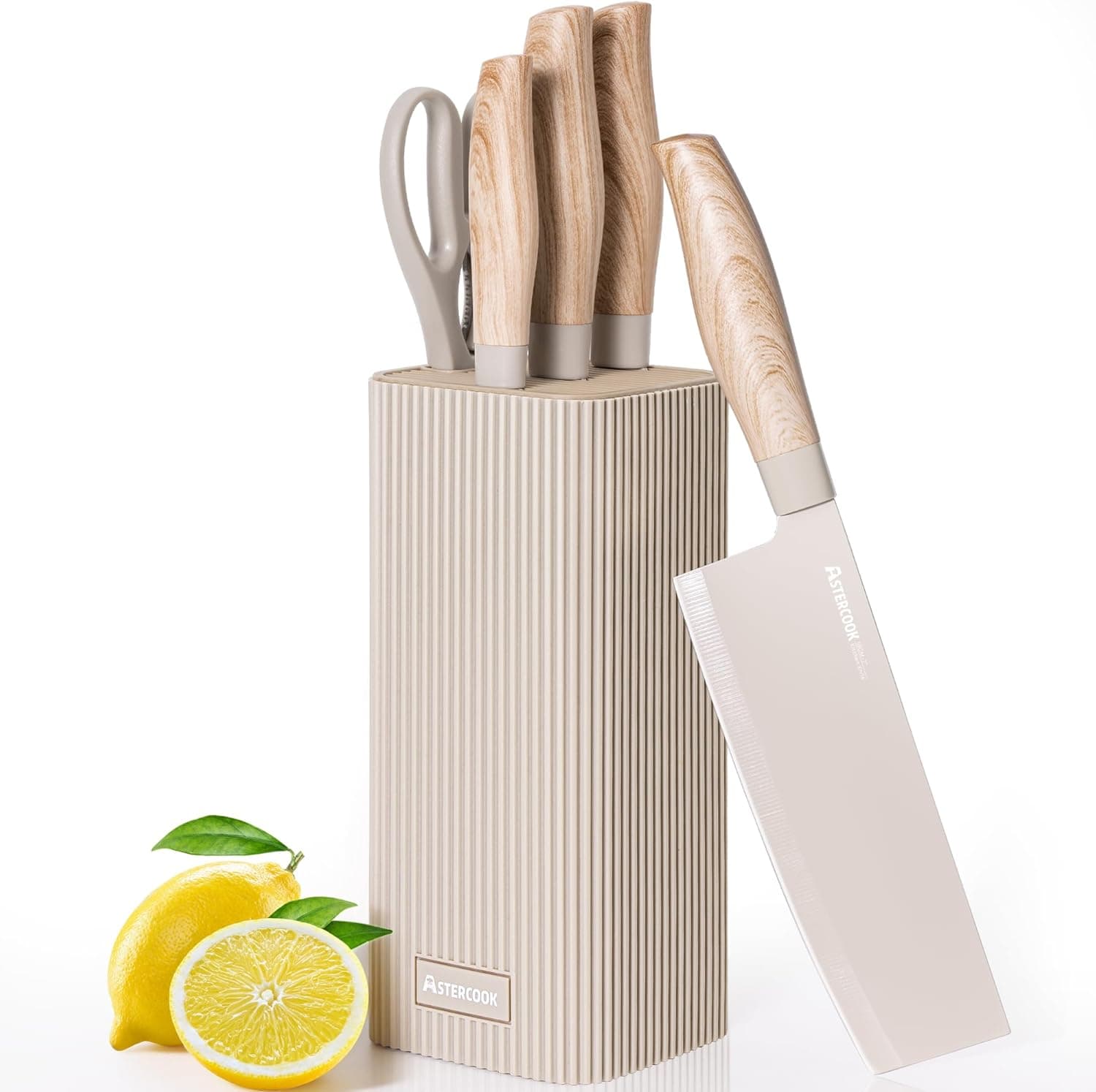 ASTERCOOK 6-Piece Kitchen Knife Set
