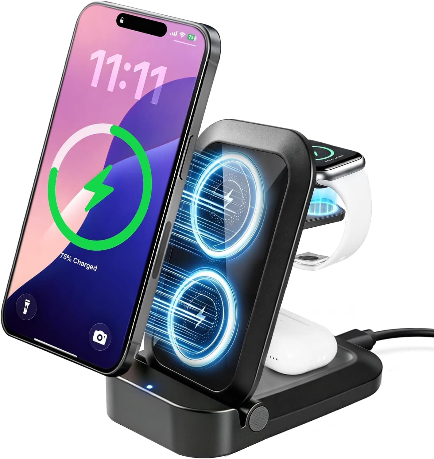 ZTHFBYHB 3 in 1 Wireless Charging Station