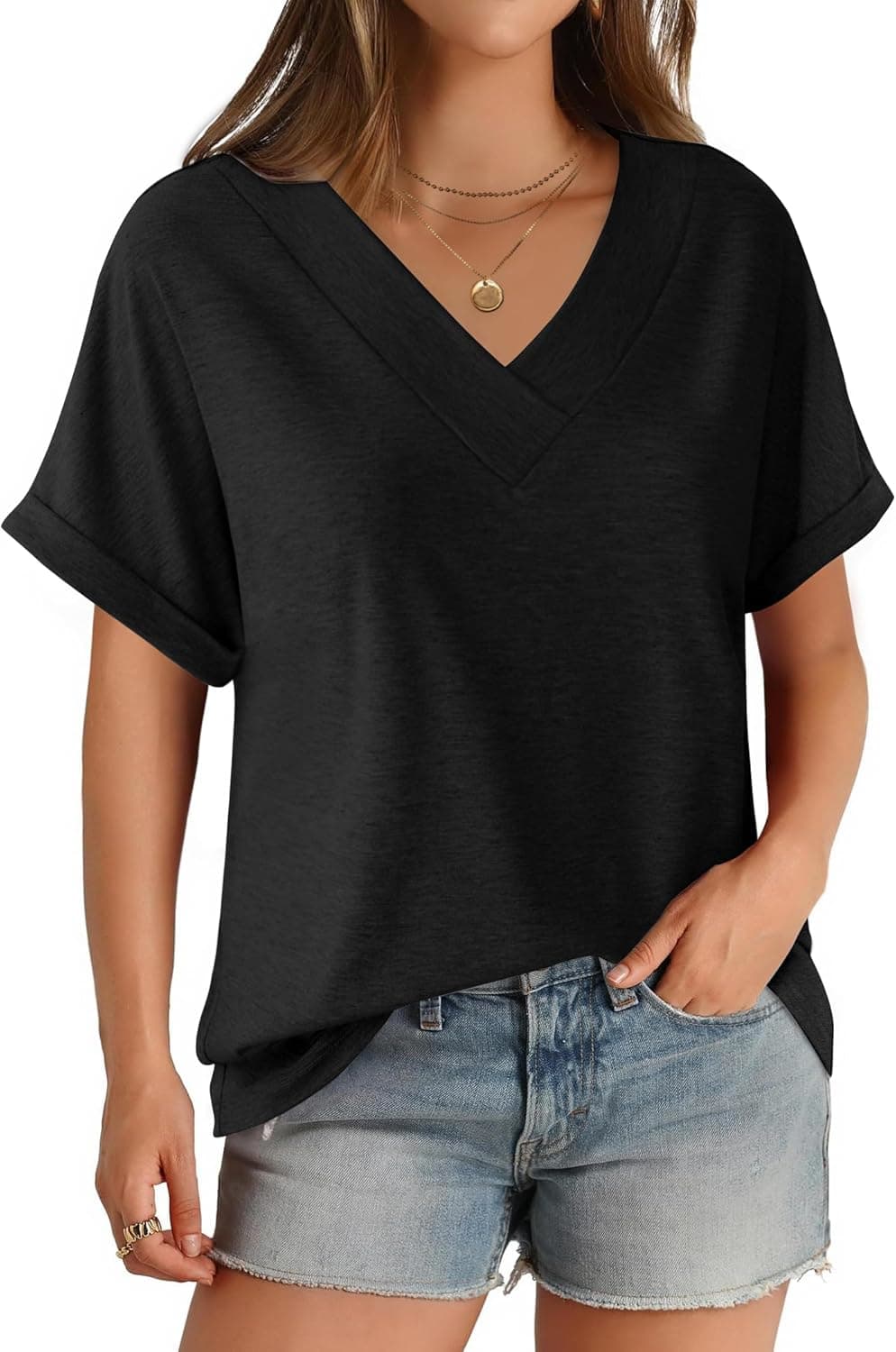 GKBK Womens Short Sleeve T Shirts — image 1