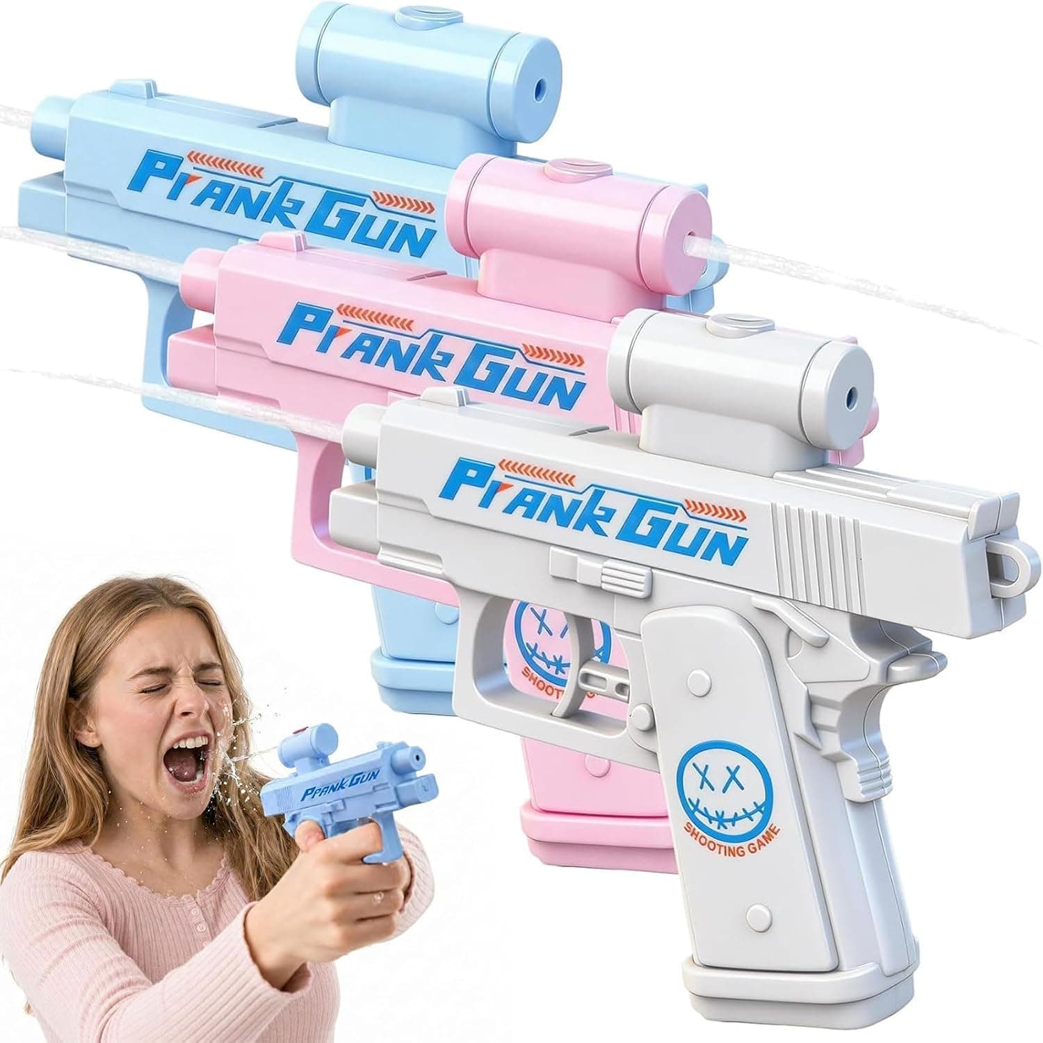 LOQOMI 3 Pcs Prank Water Gun