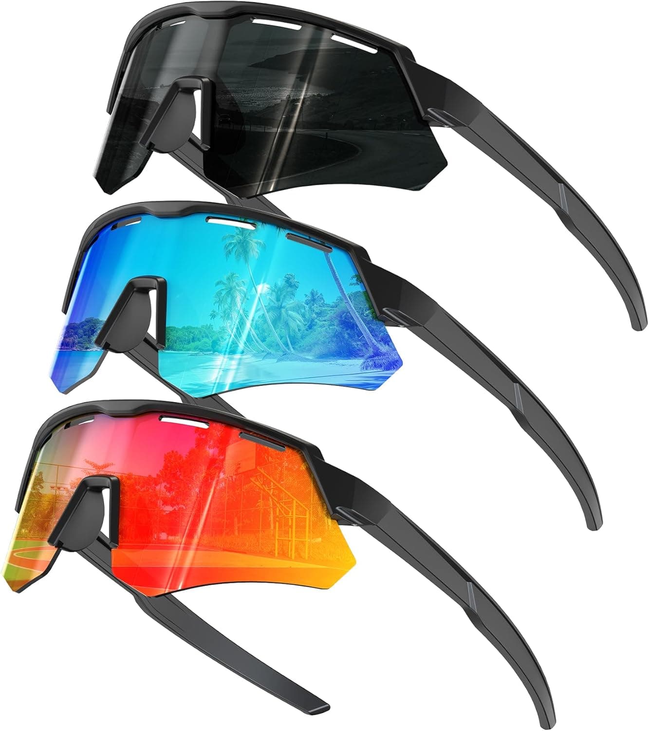 KALIYADI Polarized-Kids-Sunglasses 3 Pack — image 1