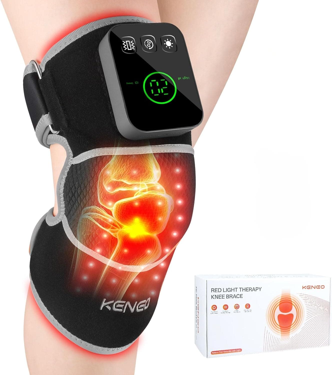 KENEO Red Light Therapy Knee Brace — image 1