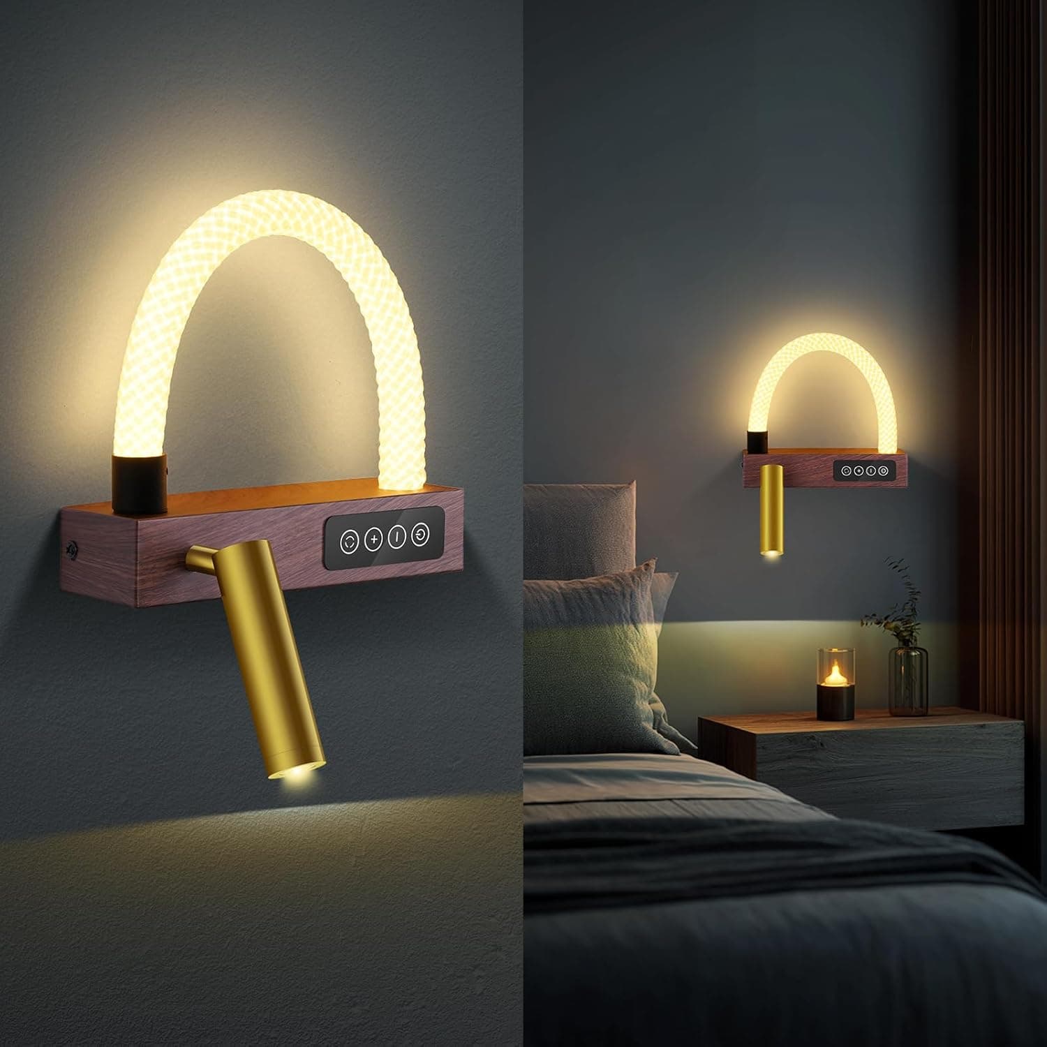 FRIDEKO HOME Wall Sconces for Bedroom