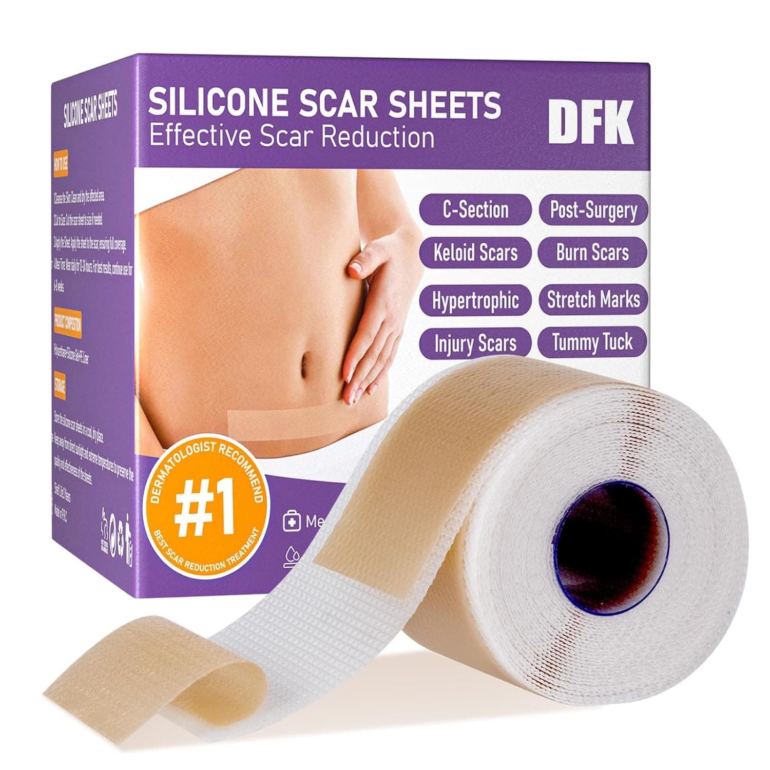 DFK Professional Scar Silicone Strips — image 1