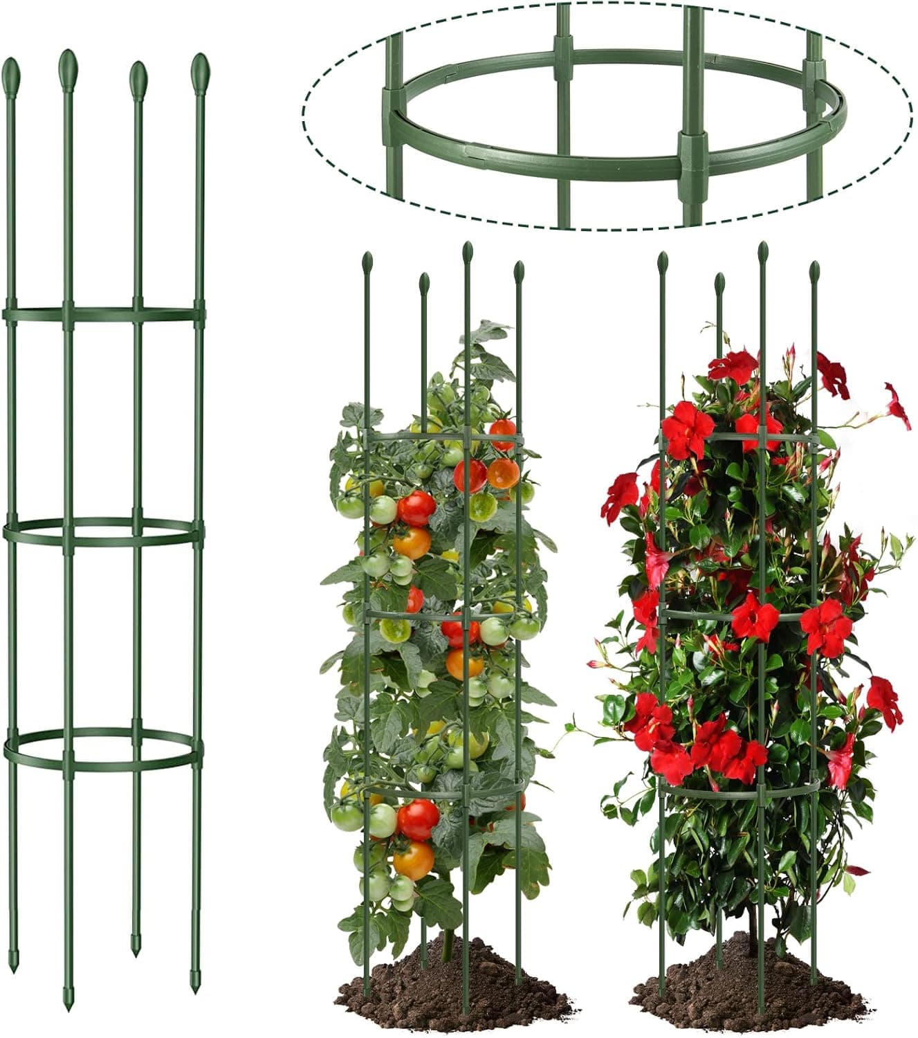 LOMNYIY Round Heavy Duty Tomato Cage — image 1