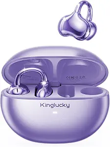 KINGLUCKY Clip On Earbuds