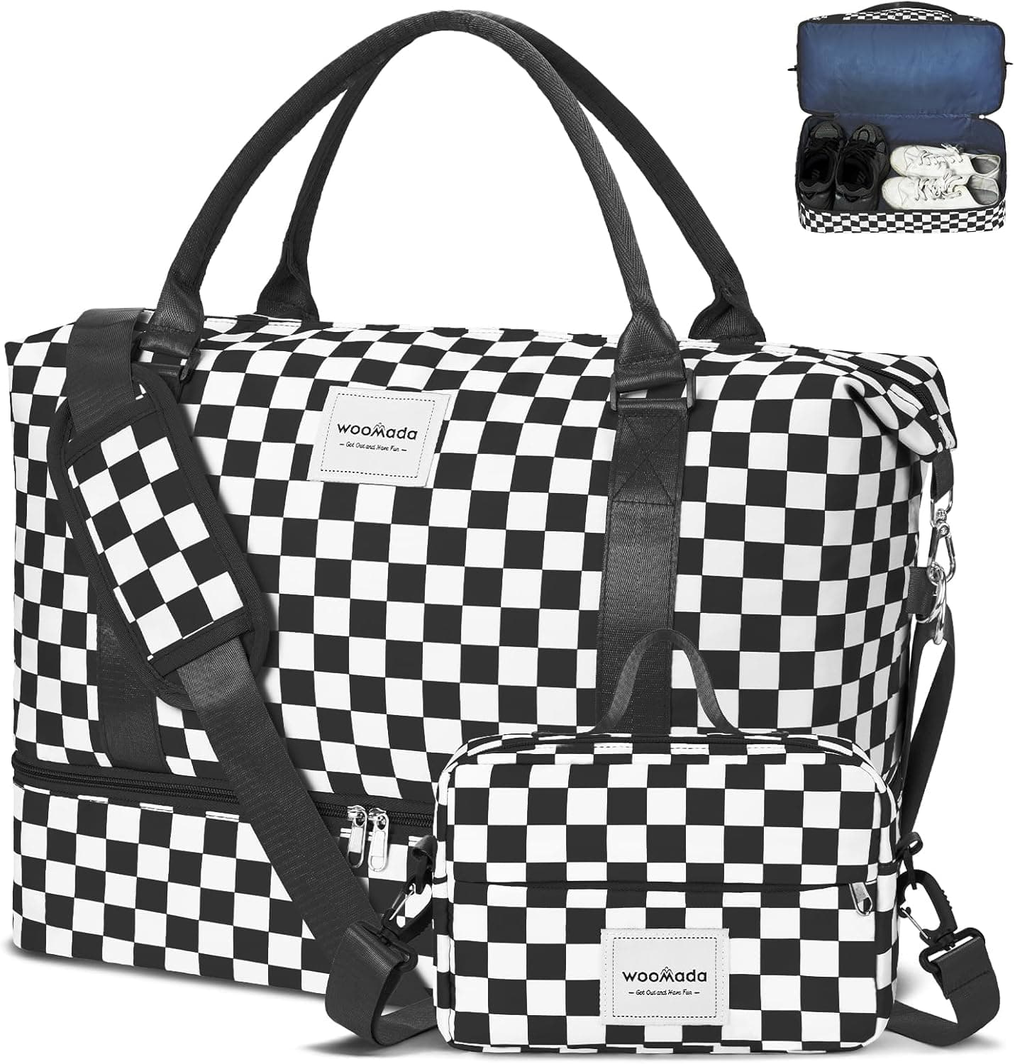 WOOMADA 2Pcs Weekender Bags