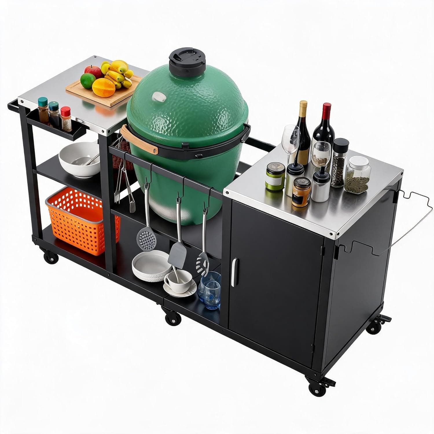 DOPPELTCHARMS Grill Cart