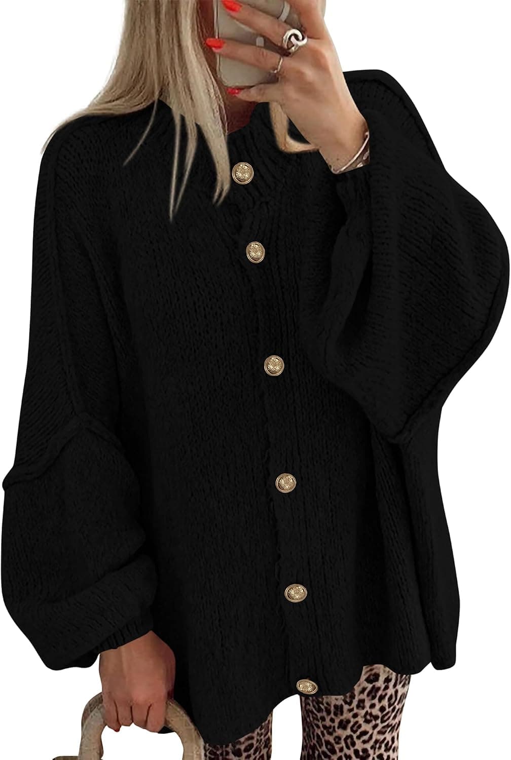 BTFBM Womens Oversized Cardigans