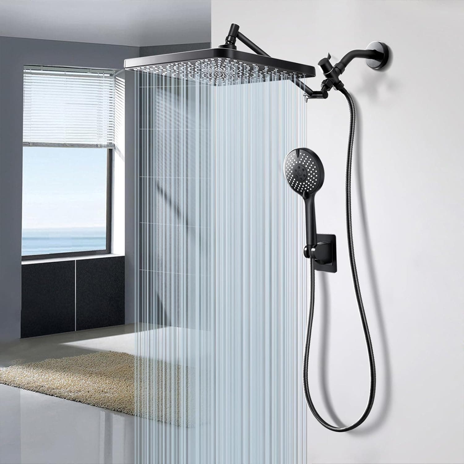 JAFETON 12.2" Rain Shower Head — image 1